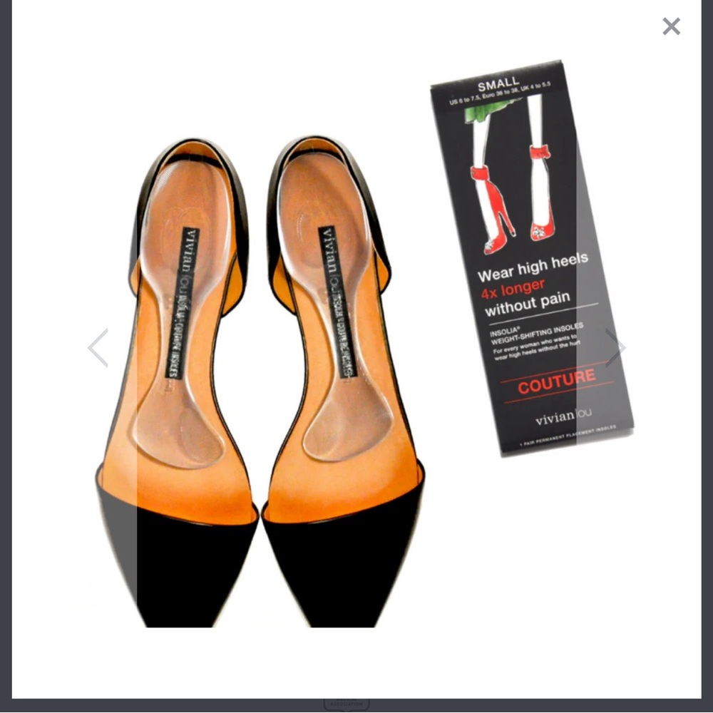 Vivian Lou Couture Insoles Medium Never Worn